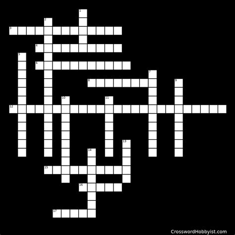 dirty cocktail crossword